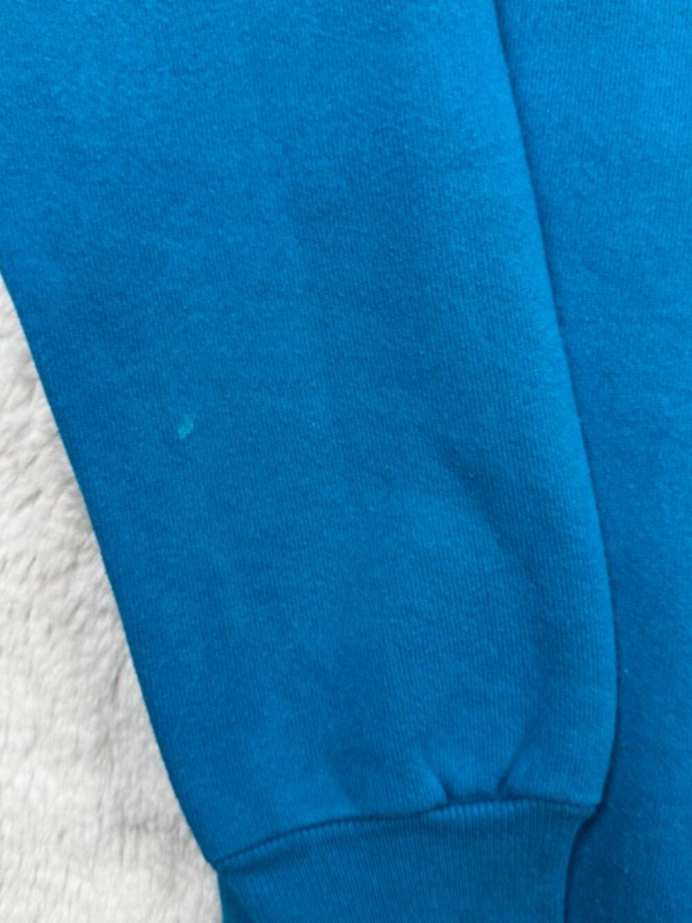 Vintage Gecko Hawaii U Pullover Sweatshirt USA M 38" Blue Long Sleeve 80s - Picture 9 of 10